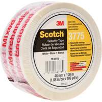 Ruban d'emballage Scotch 3775 avec message, Adh&eacute;sif Thermofusible, 2 mils, 48 mm (1-22/25") x 100 m (328') Les Fournitures Industrielles Méga