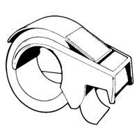 Hand Tape Dispenser, Standard-Duty, Fits Tape Width Of 50.8 mm (2") Les Fournitures Industrielles Méga