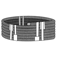 Ruban extensible, &eacute;paisseur 6 mils, 38,1 mm (1-1/2") x 55 m (180')  Les Fournitures Industrielles Méga