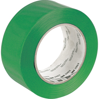 Rubans adh&eacute;sifs en vinyle 3903, 50 mm (2") la x 45,5 m (149,25') lo, 6,3 mils, Vert Les Fournitures Industrielles Méga