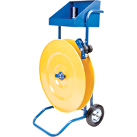 Distributeur de feuillards, Feuillard Polyester/Acier/Polypropyl&egrave;ne, Dia de noyau 16"/8", largeur de rouleau 3"/8"/6" Les Fournitures Industrielles Méga