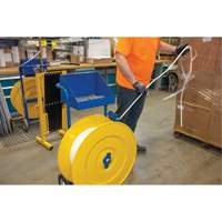 Distributeur de feuillards, Feuillard Polyester/Acier/Polypropyl&egrave;ne, Dia de noyau 16"/8", largeur de rouleau 3"/8"/6" Les Fournitures Industrielles Méga