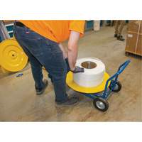Distributeur de feuillards, Feuillard Polyester/Acier/Polypropyl&egrave;ne, Dia de noyau 16"/8", largeur de rouleau 3"/8"/6" Les Fournitures Industrielles Méga