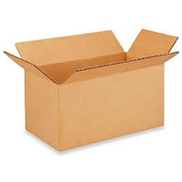 Boîte en carton ondul&eacute;, 8" lo x 4" la x 4" h, ondulations C Les Fournitures Industrielles Méga
