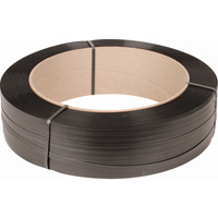 Strapping, Polypropylene, 1/2" W x 7200' L, Black, Machine Grade Les Fournitures Industrielles Méga