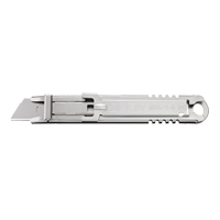 Self-Retracting Safety Knife, 14.5 mm, Stainless Steel, Stainless Steel Handle Les Fournitures Industrielles Méga