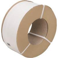 Feuillard, Polypropyl&egrave;ne, 1/2" la x 9900' lo, Blanc, Calibre Machine Les Fournitures Industrielles Méga