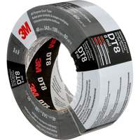 DT8 All-Purpose Duct Tape, 8 mils, Black, 48 mm (2") x 55 m (180') Les Fournitures Industrielles Méga