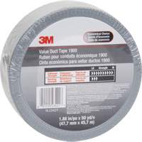 1900 Value Duct Tape, 5.8 mils, Silver, 48 mm (2") x 5.7 m (18.7') Les Fournitures Industrielles Méga