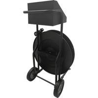 Distributeur de feuillards, Feuillard Polyester/Acier/Polypropyl&egrave;ne, Dia de noyau 16"/8", largeur de rouleau 3"/8"/6" Les Fournitures Industrielles Méga