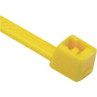 Attaches de c&acirc;bles s&eacute;rie T, Longueur 8", R&eacute;sistance &agrave; la traction 50 lb, Jaune Les Fournitures Industrielles Méga