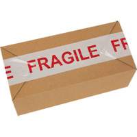 Ruban d'emballage Fragile, Adh&eacute;sif Thermofusible, 2 mils, 48 mm (2") x 100 m (328') Les Fournitures Industrielles Méga