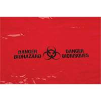 Waste Bags, Bio-Hazard, 38" L x 30" W, 2 mils Les Fournitures Industrielles Méga