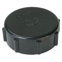 Threaded Cap, 1-1/4", Standard, Plastic Les Fournitures Industrielles Méga