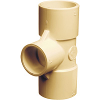 Raccord en T Flowguard Gold, R&eacute;ducteur, PVC-C, 3/4" x 3/4" x 1/2" Les Fournitures Industrielles Méga