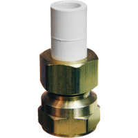 Transition Adapter, 1/2" Dia., Brass/CPVC Les Fournitures Industrielles Méga