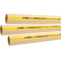 Flowguard Gold&reg; Hot & Cold Water Pipe, CPVC, 20' L x 0.5" Dia. Les Fournitures Industrielles Méga