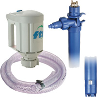 PFM-40 Drum Pump Kit with M3V Motor, Polypropylene/PVDF/Stainless Steel Les Fournitures Industrielles Méga