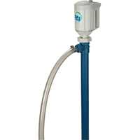 PFM-48 Drum Pump Kit with M3V Motor, Polypropylene/PVDF/Stainless Steel Les Fournitures Industrielles Méga