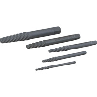 Left Hand Spiral Tapered Flute Extractor Set, 5 Pieces Les Fournitures Industrielles Méga