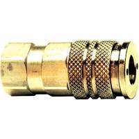 D&eacute;connexion rapide automatique &agrave; une main, Laiton, 1/4" x 3/8" Les Fournitures Industrielles Méga