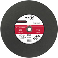 POWER ABRASIVE&reg; Cut-Off Wheel, 12" x 1/8", 20 mm Arbor, Type 1, 6370 RPM Les Fournitures Industrielles Méga