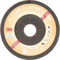 Flexible Grinding Disc, 4-5/8", Aluminum Oxide, 22 mm, Type WA Les Fournitures Industrielles Méga