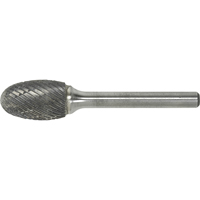 Solid Carbide Burr, SE-1, 1/4" Dia., 1/4" Shank, 3/8" Depth of Cut Les Fournitures Industrielles Méga