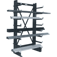 Rayonnage en porte-&agrave;-faux simple Minitree, 36" la x 76-3/16" h Les Fournitures Industrielles Méga