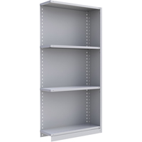 Interlok Shelving Unit, Steel, Boltless, 800 lbs. Capacity, 36" W x 76" H x 24" D Les Fournitures Industrielles Méga