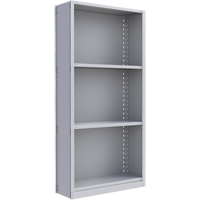 Interlok Shelving Unit, Steel, Boltless, 800 lbs. Capacity, 36" W x 76" H x 24" D Les Fournitures Industrielles Méga