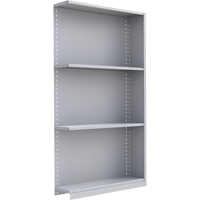Interlok Shelving Unit, Steel, Boltless, 450 lbs. Capacity, 48" W x 88" H x 24" D Les Fournitures Industrielles Méga