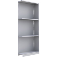 &eacute;l&eacute;ment de rayonnage Interlok, Acier, Sans boulons, Capacit&eacute; 800 lb, 36" la x 88" h x 24" p Les Fournitures Industrielles Méga