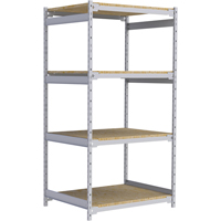 Wide Span Record Storage Shelving, Steel, 4 Shelves, 42" W x 32" D x 84" H Les Fournitures Industrielles Méga