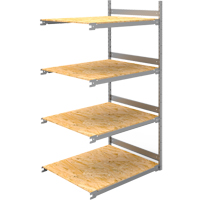 &eacute;tag&egrave;re-classeur de grande largeur, Acier, 4 Tablettes, 42" la x 32" p x 84" h, Ensemble Ajout Les Fournitures Industrielles Méga