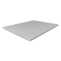 Tablette &agrave; corni&egrave;re perfor&eacute;e, Acier galvanis&eacute;, 42" la x 32" p Les Fournitures Industrielles Méga