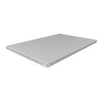 Slotted Angle Shelf, Galvanized Steel, 48" W x 24" D Les Fournitures Industrielles Méga