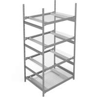 &eacute;tag&egrave;re de grande largeur, Sans boulons, De base, 42" la x 84" h x 32" p Les Fournitures Industrielles Méga