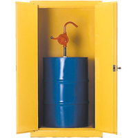 Drum Safety Cabinets, 55 US gal. Cap., Yellow Les Fournitures Industrielles Méga