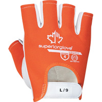 Gants Vibrastop demi-doigts antivibrations, Taille Moyen, Paume Ch&egrave;vre Les Fournitures Industrielles Méga