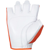 Gants Vibrastop demi-doigts antivibrations, Taille Moyen, Paume Ch&egrave;vre Les Fournitures Industrielles Méga