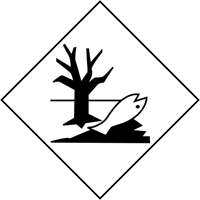 &eacute;tiquette d'exp&eacute;dition TMD marque de polluant marin, 4" lo x 4" la, Noir sur blanc Les Fournitures Industrielles Méga
