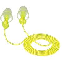 E-A-R Tri-Flange Reusable Earplugs, Corded, Bulk - Polybag, 26 dB NRR, One-Size Les Fournitures Industrielles Méga