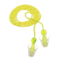 E-A-R Tri-Flange Reusable Earplugs, Corded, Bulk - Polybag, 26 dB NRR, One-Size Les Fournitures Industrielles Méga