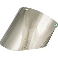 Molded Faceshield Window, Polycarbonate, Green Tint Les Fournitures Industrielles Méga