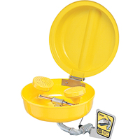 Eye/Face wash With Cover, Wall-Mount Installation, Plastic Bowl Les Fournitures Industrielles Méga