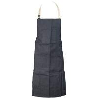 Aprons, Denim, 38" L x 28" W, Blue Les Fournitures Industrielles Méga