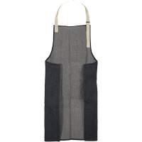 Aprons, Denim, 38" L x 28" W, Blue Les Fournitures Industrielles Méga