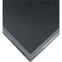 Tapis de d&eacute;sinfection No 222, Caoutchouc, 2' la x 2-2/3' lo x 1/2" &eacute;pais, Noir Les Fournitures Industrielles Méga