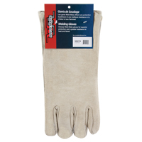 Gants de soudeur de premi&egrave;re qualit&eacute;, Cuir de vache refendu, Taille Grand Les Fournitures Industrielles Méga